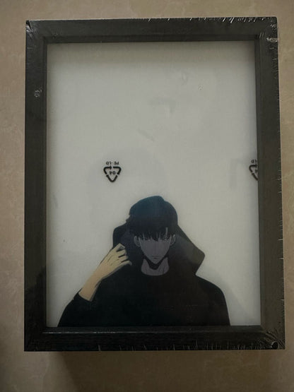 Solo Leveling LED Light Frame 17x23 cm – Anime Backlit Art Decor
