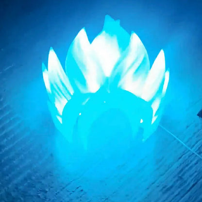 Goku Rosé LED Wig – Lights Up with Your Voice!