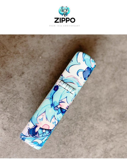Hatsune Miku 3D Zippo Lighter – Custom Anime Design