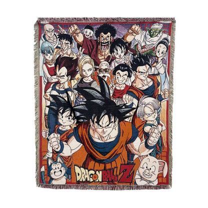 D.r.a.g.o.n B.a.l.l Woven Blanket – Cozy Sofa or Bed Cover