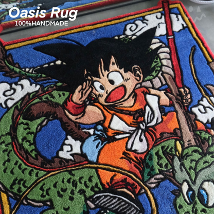 Pre Sale / Made to order Handmade Rug – G.o.k.u & S.h.e.n.r.o.n Tufted Carpet Decor