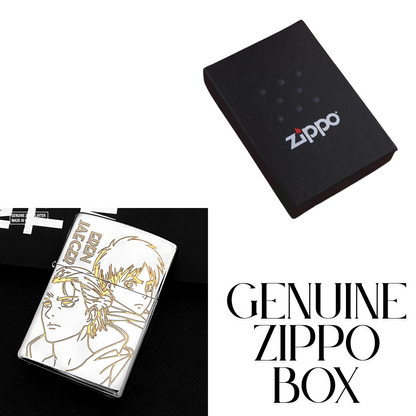 Eren Yeager Attack on Titan Zippo Lighter - Wings of Freedom Engraved