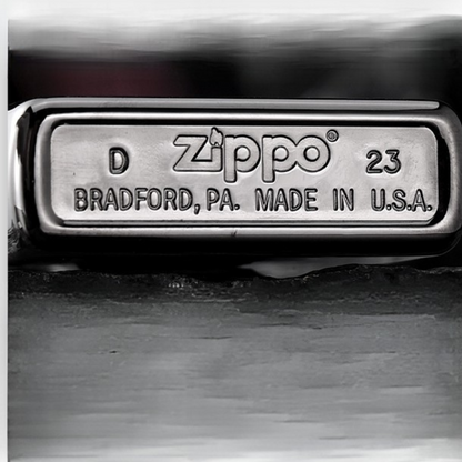 Lu.ffy Ni.ka Ge.ar 5 Black Ice Zippo Lighter Laser Engraved
