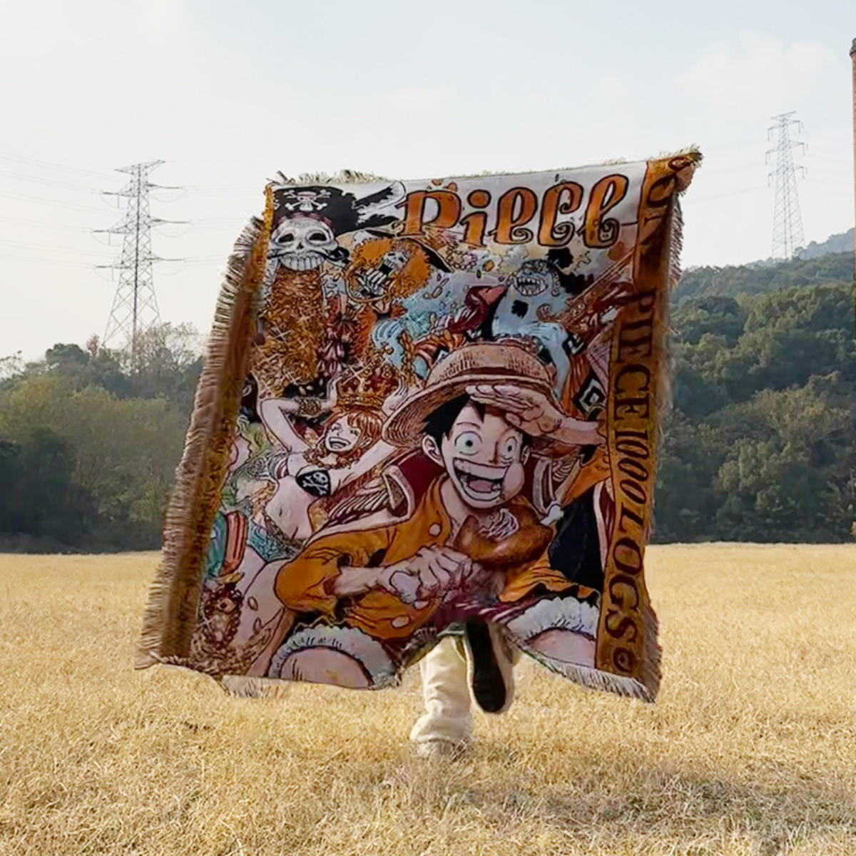 B.l.e.a.c.h Woven Anime Blanket – Cozy Sofa or Bed Cover