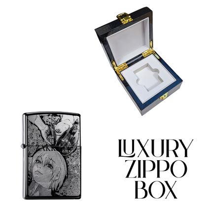 Tokyo Ghoul Zippo Lighter, Official Laser Engraved, Anime Design